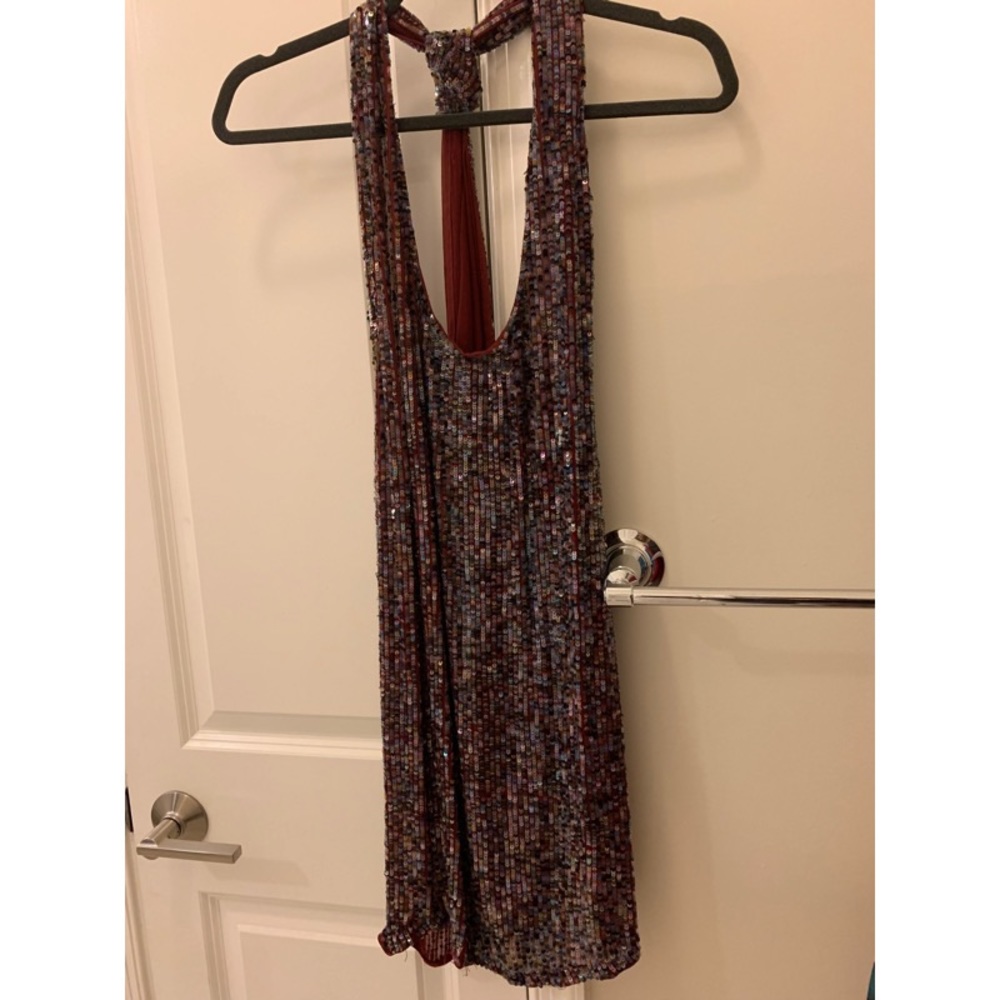 Silk/ sequins dress